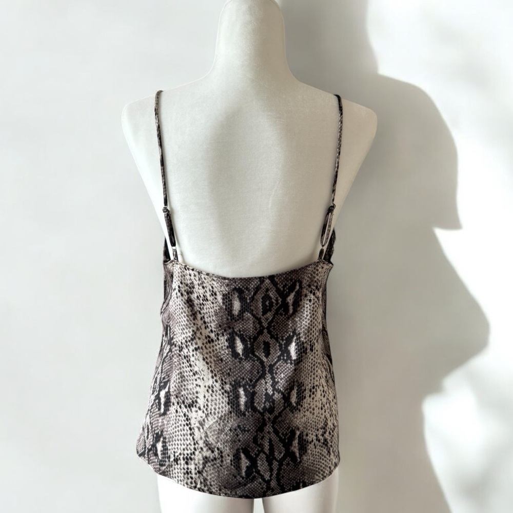 Snake Print Lace Cami Top NWOT - Picture 6 of 8